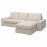 Доставка из Польши KIVIK sofa 3-osobowa z szezlongiem, Tresund jasnobezowy ИКЕА-79482840, ЕВРОИКЕА Калининград