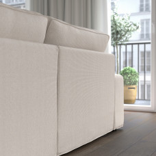 Доставка из Польши ⭐⭐⭐⭐⭐ KIVIK sofa 3-osobowa z szezlongiem, Tresund jasnobezowy,ИКЕА-79482840, Евро Икеа Калининград