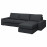 Доставка из Польши KIVIK sofa 4-osobowa z szezlongiem, Tresund antracyt ИКЕА-79494386, ЕВРОИКЕА Калининград