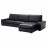 Доставка из Польши KIVIK sofa 4-osobowa, z szezlongiem/Grann/Bomstad czarny ИКЕА-39443191, ЕВРОИКЕА Калининград