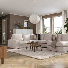 Доставка из Польши ⭐⭐⭐⭐⭐ KIVIK narozna sofa 5o z szezl, Tresund jasnobezowy,ИКЕА-69482869, Евро Икеа Калининград