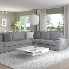 Доставка из Польши ⭐⭐⭐⭐⭐ KIVIK sofa narozna 5-osobowa, Tibbleby bezowy/szary,ИКЕА-39440475, Евро Икеа Калининград