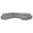 Доставка из Польши KIVIK sofa narozna 6-osobowa z szezl, Tibbleby bezowy/szary ИКЕА-79440483, ЕВРОИКЕА Калининград