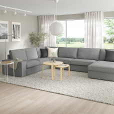 Доставка из Польши ⭐⭐⭐⭐⭐ KIVIK sofa narozna 6-osobowa z szezl, Tibbleby bezowy/szary,ИКЕА-79440483, Евро Икеа Калининград