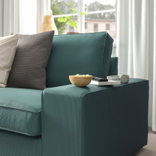Доставка из Польши ⭐⭐⭐⭐⭐ KIVIK sofa 4-osobowa z szezlongiem, Kelinge szaroturkusowy,ИКЕА-29443059, Евро Икеа Калининград