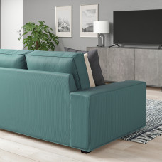 Доставка из Польши ⭐⭐⭐⭐⭐ KIVIK narozna sofa 5o z szezl, Kelinge szaroturkusowy,ИКЕА-29443021, Евро Икеа Калининград