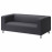 Доставка из Польши KLIPPAN sofa 2-osobowa, Vissle szary ИКЕА-79010614, ЕВРОИКЕА Калининград