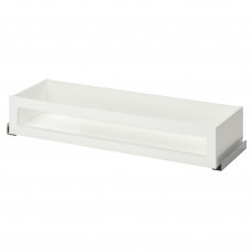 Доставка из Польши KOMPLEMENT szuflada front ramiak ze szklem, bialy, 100x35 cm ИКЕА-80447011, ЕВРОИКЕА Калининград