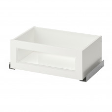 Доставка из Польши KOMPLEMENT szuflada front ramiak ze szklem, bialy, 50x35 cm ИКЕА-20447014, ЕВРОИКЕА Калининград