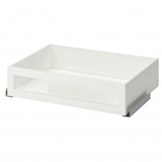 Доставка из Польши KOMPLEMENT szuflada front ramiak ze szklem, bialy, 75x58 cm ИКЕА-60447026, ЕВРОИКЕА Калининград