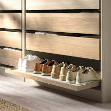 Доставка из Польши ⭐⭐⭐⭐⭐ KOMPLEMENT wysuwana taca, dab bejcowany na bialo, 100x58 cm,ИКЕА-30246388, Евро Икеа Калининград