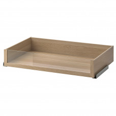 Доставка из Польши KOMPLEMENT szuflada ze szklanym frontem, dab bejcowany na bialo, 100x58 cm ИКЕА-00246714, ЕВРОИКЕА Калининград