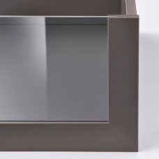 Доставка из Польши ⭐⭐⭐⭐⭐ KOMPLEMENT szuflada ze szklanym frontem, ciemnoszary, 100x58 cm,ИКЕА-80509202, Евро Икеа Калининград