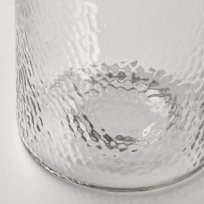 Доставка из Польши ⭐⭐⭐⭐⭐ KONSTFULL Ваза, прозрачное стекло/узор, 26 cm,ИКЕА-20511953, Евро Икеа Калининград