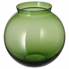 Доставка из Польши KONSTFULL ваза зеленая, 19 cm ИКЕА-30511962, ЕВРОИКЕА Калининград