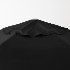Доставка из Польши ⭐⭐⭐⭐⭐ KUGGO / LINDOJA Зонт с основанием, черный/Gryto темно-серый, 300 cm,ИКЕА-09267617, Евро Икеа Калининград