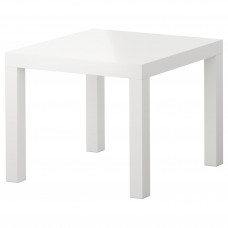 Доставка из Польши LACK стол белый глянец, 55x55 cm ИКЕА-60193736, ЕВРОИКЕА Калининград