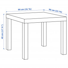 ⭐⭐⭐⭐⭐ LACK Стол, дуб окрашенный na Белый, 55x55 cm,IKEA-70319028, Евро Икеа Калининград