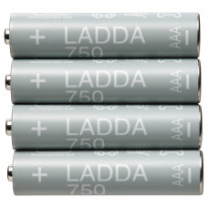 Доставка из Польши ⭐⭐⭐⭐⭐ LADDA akumulatorek do ladowania, HR03 AAA 1.2V, 750mAh,ИКЕА-90509819, Евро Икеа Калининград