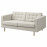 Доставка из Польши LANDSKRONA sofa 2-osobowa, Gunnared/bezowy drewno ИКЕА-09435343, ЕВРОИКЕА Калининград