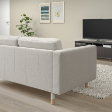 Доставка из Польши ⭐⭐⭐⭐⭐ LANDSKRONA sofa 2-osobowa, Gunnared/bezowy drewno,ИКЕА-09435343, Евро Икеа Калининград