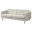 Доставка из Польши LANDSKRONA sofa 3-osobowa, Gunnared bezowy/czarny/drewno ИКЕА-99491136, ЕВРОИКЕА Калининград