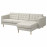 Доставка из Польши LANDSKRONA sofa 3-osobowa, z szezlongiem Gunnared/bezowy drewno ИКЕА-49435322, ЕВРОИКЕА Калининград