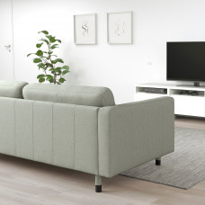 Доставка из Польши ⭐⭐⭐⭐⭐ LANDSKRONA sofa 2-osobowa, Gunnared jasnozielony/drewno/czarny,ИКЕА-89444211, Евро Икеа Калининград