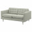 Доставка из Польши LANDSKRONA sofa 2-osobowa, Gunnared jasnozielony/metal ИКЕА-49270284, ЕВРОИКЕА Калининград