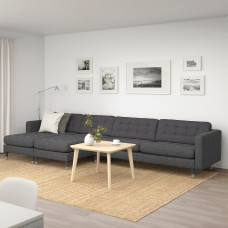 Доставка из Польши ⭐⭐⭐⭐⭐ LANDSKRONA sofa 5-czesciowa, z szezlongami/Gunnared ciemnoszar/metal,ИКЕА-69269982, Евро Икеа Калининград