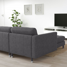 Доставка из Польши ⭐⭐⭐⭐⭐ LANDSKRONA sofa 5-czesciowa, z szezlongami/Gunnared ciemnoszar/metal,ИКЕА-69269982, Евро Икеа Калининград