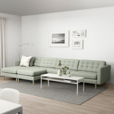 Доставка из Польши ⭐⭐⭐⭐⭐ LANDSKRONA sofa 5-czesciowa, z szezlongami/Gunnared jasnozielony/drewno,ИКЕА-39269993, Евро Икеа Калининград