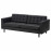 Доставка из Польши LANDSKRONA sofa 3-osobowa, Grann/Bomstad czarny/drewno/czarny ИКЕА-49444208, ЕВРОИКЕА Калининград