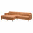 Доставка из Польши LANDSKRONA sofa 4 osobowa z szezlongiem, Grann/Bomstad zloto-brazowy/drewno ИКЕА-79554281, ЕВРОИКЕА Калининград