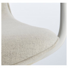 ⭐⭐⭐⭐⭐ LANGFJALL Стул конференция c подлокотник., Гуннаред бежевый,IKEA-49252765, Евро Икеа Калининград