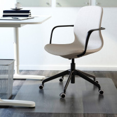 ⭐⭐⭐⭐⭐ LANGFJALL Стул конференция c подлокотник., Гуннаред бежевый,IKEA-19177857, Евро Икеа Калининград