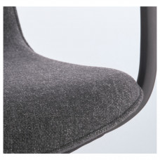 ⭐⭐⭐⭐⭐ LANGFJALL Стул конференция c подлокотник., Гуннаред темно-серый,IKEA-59177902, Евро Икеа Калининград