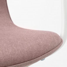 ⭐⭐⭐⭐⭐ LANGFJALL Стул конференция c подлокотник., Гуннаред яркий розовый,IKEA-09252786, Евро Икеа Калининград