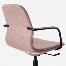 ⭐⭐⭐⭐⭐ LANGFJALL Стул конференция c подлокотник., Гуннаред яркий розовый,IKEA-99261866, Евро Икеа Калининград