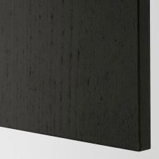 Доставка из Польши ⭐⭐⭐⭐⭐ LERHYTTAN panel maskujacy, bejcowane na czarno, 39x85 cm,ИКЕА-30356046, Евро Икеа Калининград
