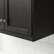Доставка из Польши ⭐⭐⭐⭐⭐ LERHYTTAN tasma dekoracyjna, profilowana, bejcowane na czarno, 221 cm,ИКЕА-90356091, Евро Икеа Калининград