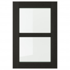 Доставка из Польши LERHYTTAN drzwi szklane, bejcowane na czarno, 40x60 cm ИКЕА-80356082, ЕВРОИКЕА Калининград