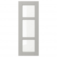 Доставка из Польши LERHYTTAN drzwi szklane, jasnoszary, 30x80 cm ИКЕА-00461510, ЕВРОИКЕА Калининград
