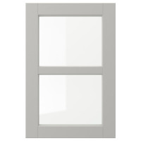 Доставка из Польши LERHYTTAN drzwi szklane, jasnoszary, 40x60 cm ИКЕА-70461516, ЕВРОИКЕА Калининград