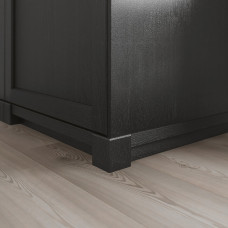 Доставка из Польши ⭐⭐⭐⭐⭐ LERHYTTAN narozna noga cokolu ozdobnego, bejcowane na czarno, 8 cm,ИКЕА-20403227, Евро Икеа Калининград