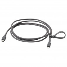 Доставка из Польши LILLHULT USB-C на молнию, темно-серый, 1.5 m ИКЕА-60528145, ЕВРОИКЕА Калининград
