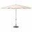 Доставка из Польши LJUSTERO parasol z podstawa, bezowy/Huvon ciemnoszary, 400 cm ИКЕА-79325483, ЕВРОИКЕА Калининград
