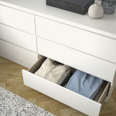 ⭐⭐⭐⭐⭐ MALM Комод, 6 ящики, белый, 160x78 cm,IKEA-60403584, Евро Икеа Калининград
