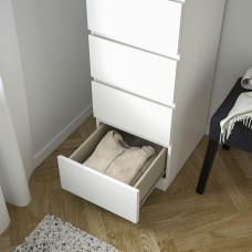 Доставка из Польши ⭐⭐⭐⭐⭐ MALM komoda, 6 szuflad, bialy/lustro, 40x123 cm,ИКЕА-70403593, Евро Икеа Калининград