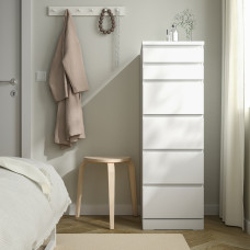 Доставка из Польши ⭐⭐⭐⭐⭐ MALM komoda, 6 szuflad, bialy/lustro, 40x123 cm,ИКЕА-70403593, Евро Икеа Калининград